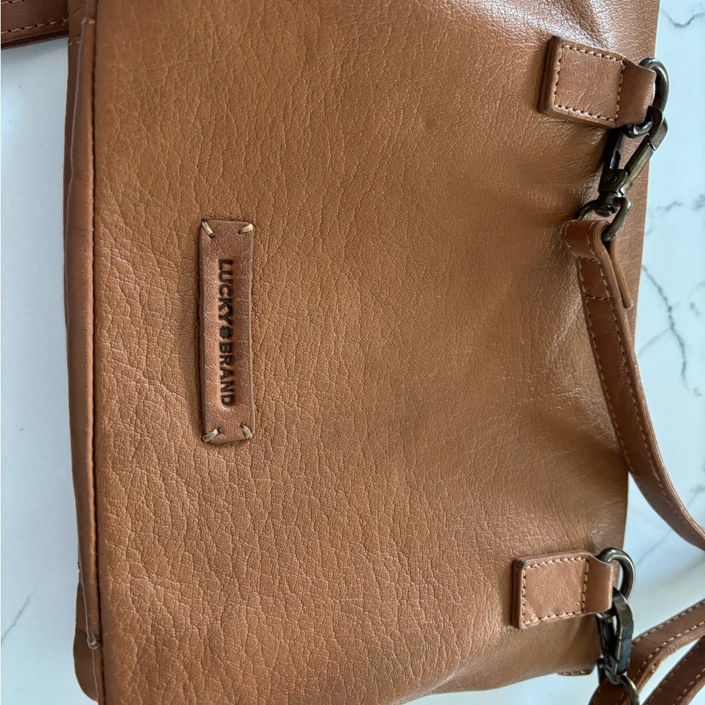 Lucky Brand Brown Leather Crossbody Bag